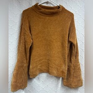 Melrose and Market Warm Golden Brown Large Sweater